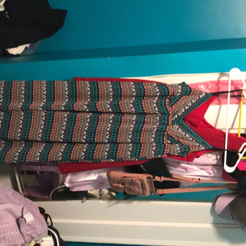 Patterned maxi dress